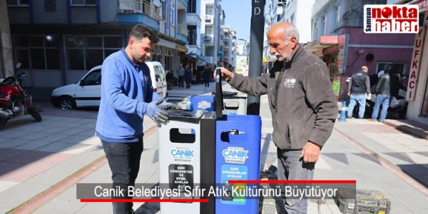 Canik Belediyesi Sıfır Atık Kültürünü Büyütüyor: Yeni Atık Noktaları Oluşturuldu 
